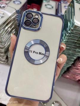 Coque Transparente en TPU Electroplated CD pour iPhone 12